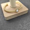 FF42C399-9083-D06C-C0AE-9CB5CF20807F.jpg Cable Classics Bracelet with White Agate and Diamonds 18K Yellow Gold 4mm