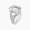 FF5EE5D1-126C-A498-6BE9-5F9B76EB7423.jpg Cable Wrap Ring Sterling Silver with Crystal and Diamonds