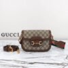 Gucci Horsebit 1955 Canvas Mini Shoulder Bag