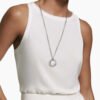 FF7F5DE8-6890-78D6-CBCF-8CEEBF6D43E3.jpg Pave Crossover Pendant Necklace 18K White Gold with Diamonds, 30mm