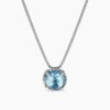 FFF42558-8D9A-990F-198E-6CB7DA3C1D32.jpg Petite Chatelaine Necklace Sterling Silver with Blue Topaz, 10mm